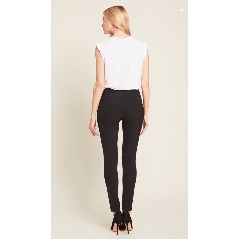 Veronica Beard Scuba Leggings Ankle Pants Black‎ Stretch Ponte Size 8 READ - Picture 2 of 8